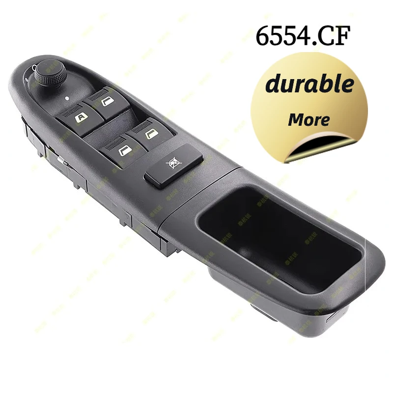 6554.CF Car Front Left Driver Side Electronic Master Window Switch Mirror Controller For Peugeot 406 8B Baujahr 1995-2004 6554CF