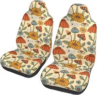 Retro Mushroom Seat Covers for Cars Vehicle Car  Protector Universal Type Car Cushion Cover Car Most Cars