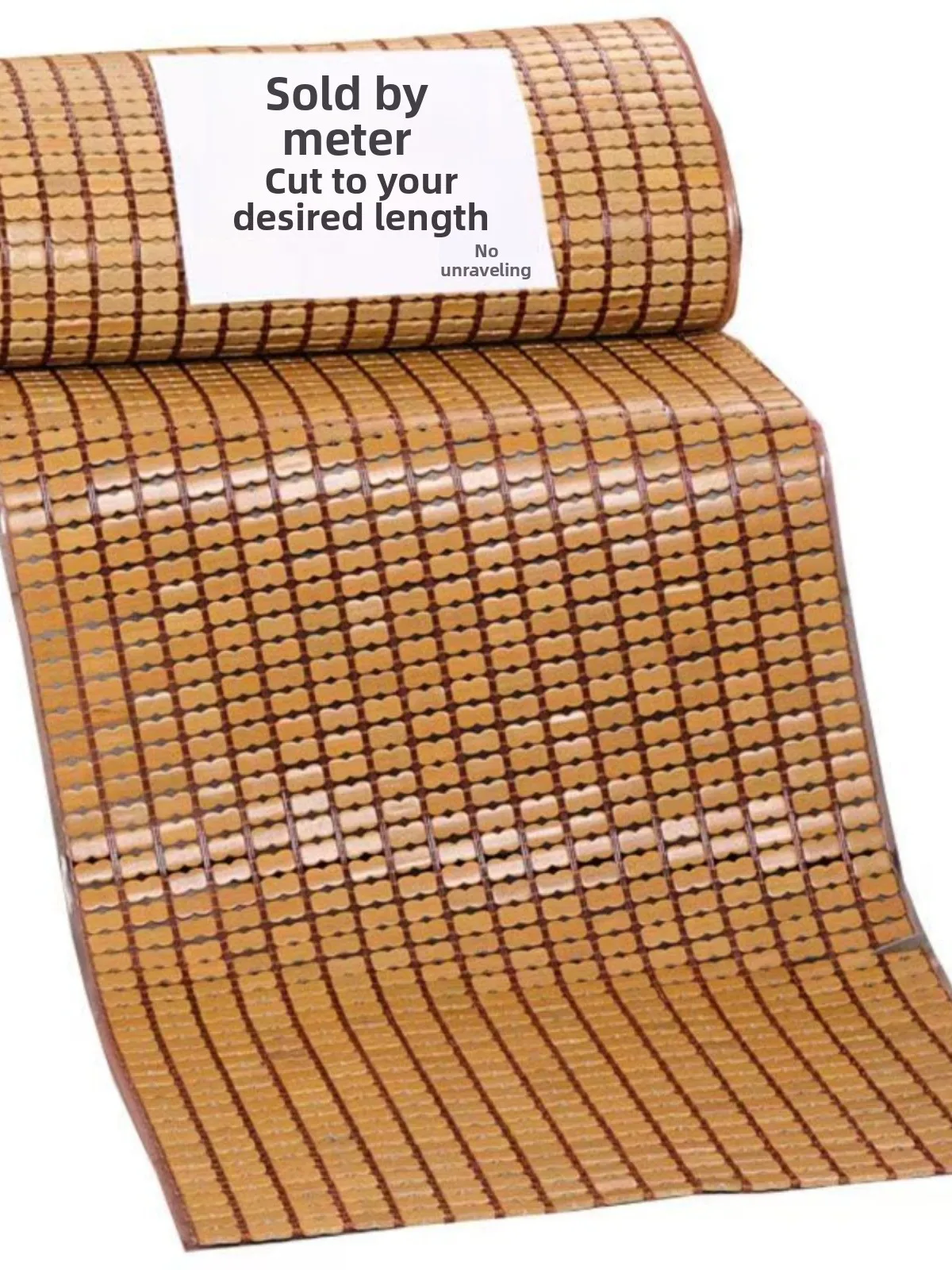 Modern Simple Summer Bamboo Sofa Cushion Anti-Slip Living Room Cover Quilted Chess Board Pattern Breathable Cool Feeling