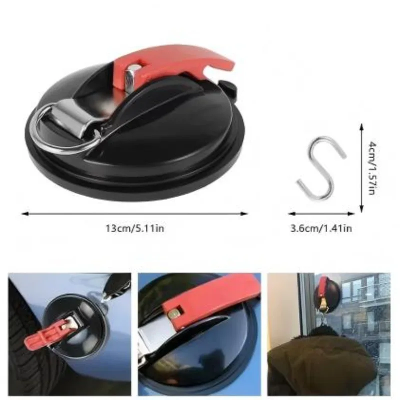 Set of 2 Heavy‑Duty Vacuum Suction Cup Anchors With Fixing Hooks for Car Bathroom Watch Straps Hanging Storage - view 6
