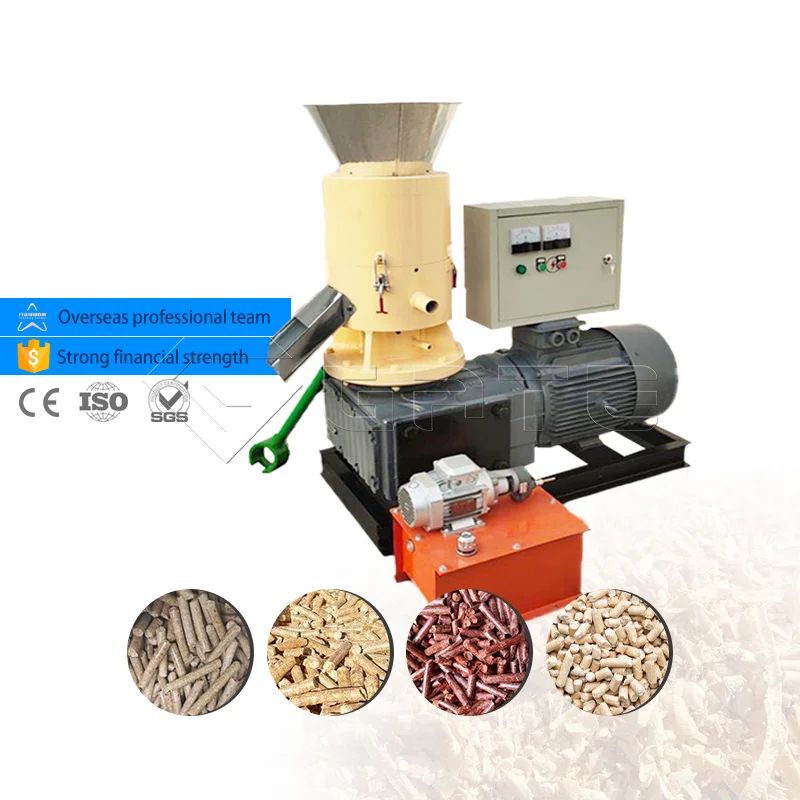 

Automatic Flat Die Wood Sawdust Pellet Mill Biomass Fuel Granule Making Machine Straw Grass Wooden Pellet Machine