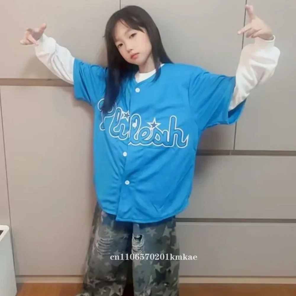 Chłopięce i dziewczęce ubrania hip-hopowe, koszulki baseballowe, spodnie cargo w kamuflażu, kurtki jazzowe K-pop, odzież dziecięca streetwear, kostiumy, ubrania do tańca ulicznego dla dzieci, streetwear