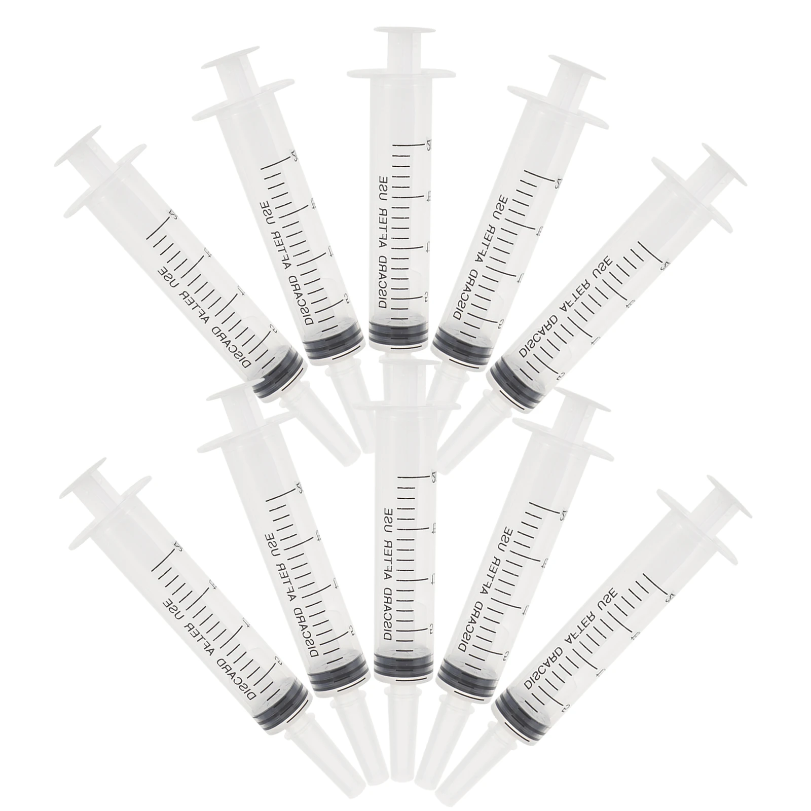 

10 Pcs Multifunction Liquid Plastic Syringe Large Injector for Perfumes Filling Auxiliary Tube