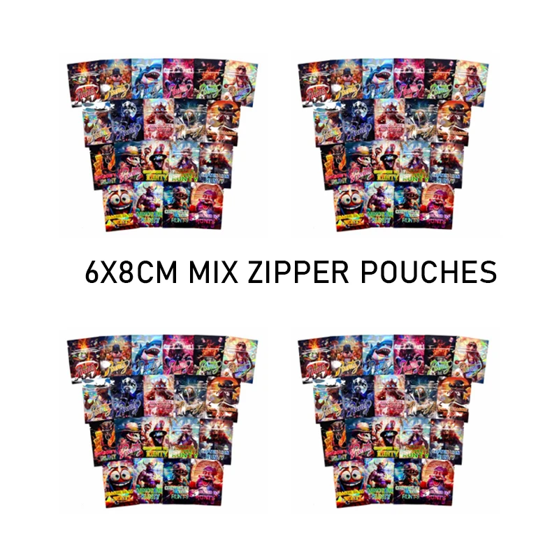 50 قطعة حقيبة بلاستيكية صغيرة مسطحة مغلقة التوابل عشب سستة الحقيبة الحلوى مسحوق القهوة تخزين الحقائب أكياس مايلر قابلة للإغلاق مقاومة للماء