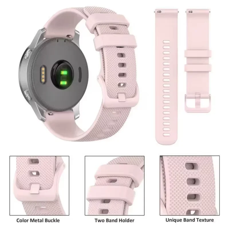 Silicone 20mm 22mm Strap For Suunto Vertical 2/Race 2-S/Run CMF Watch 3-2 Pro Soft Bracelet COROS APEX 4 42mm PACE 4/Pro/3 Band