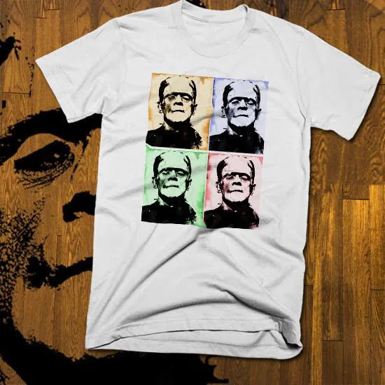 

Frankenstein retro horror Halloween Classic movie T-Shirt, S to 3XL, soft cotton