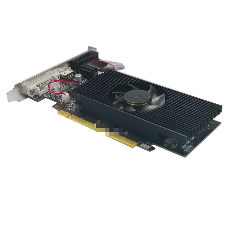 Tarjeta de cuchillo GTX1050TI de 2GB, chasis pequeño, tarjeta gráfica de media altura, juego de ordenador de escritorio, tarjeta gráfica independiente