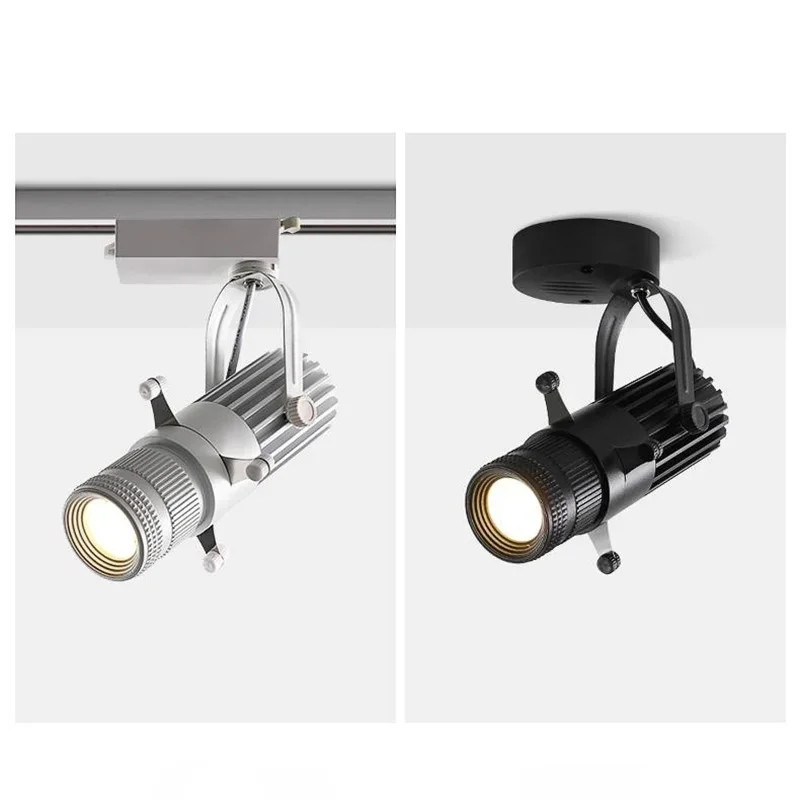 abertura ajustavel led luz de teto modo variavel cob spotlight iluminacao de rastreamento bares restaurantes lojas 10w 15w 20w 30w 01