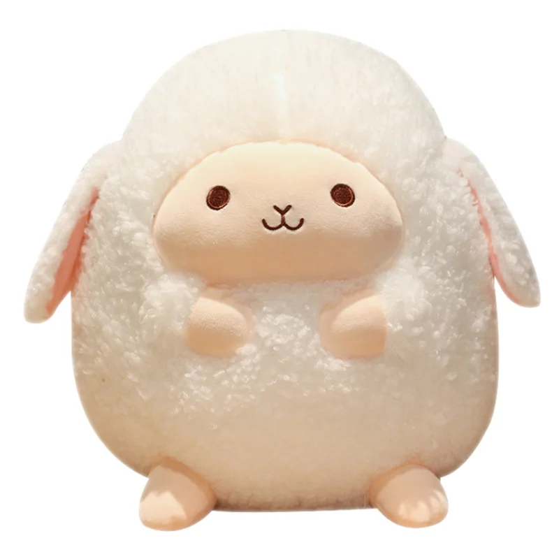 

Lovely Dreamful Round Sheep Plush Toys Stuffed Animal Lamb Doll Soft Pillow Baby Kids Girls Kawaii Birthday Gift Room Decoration