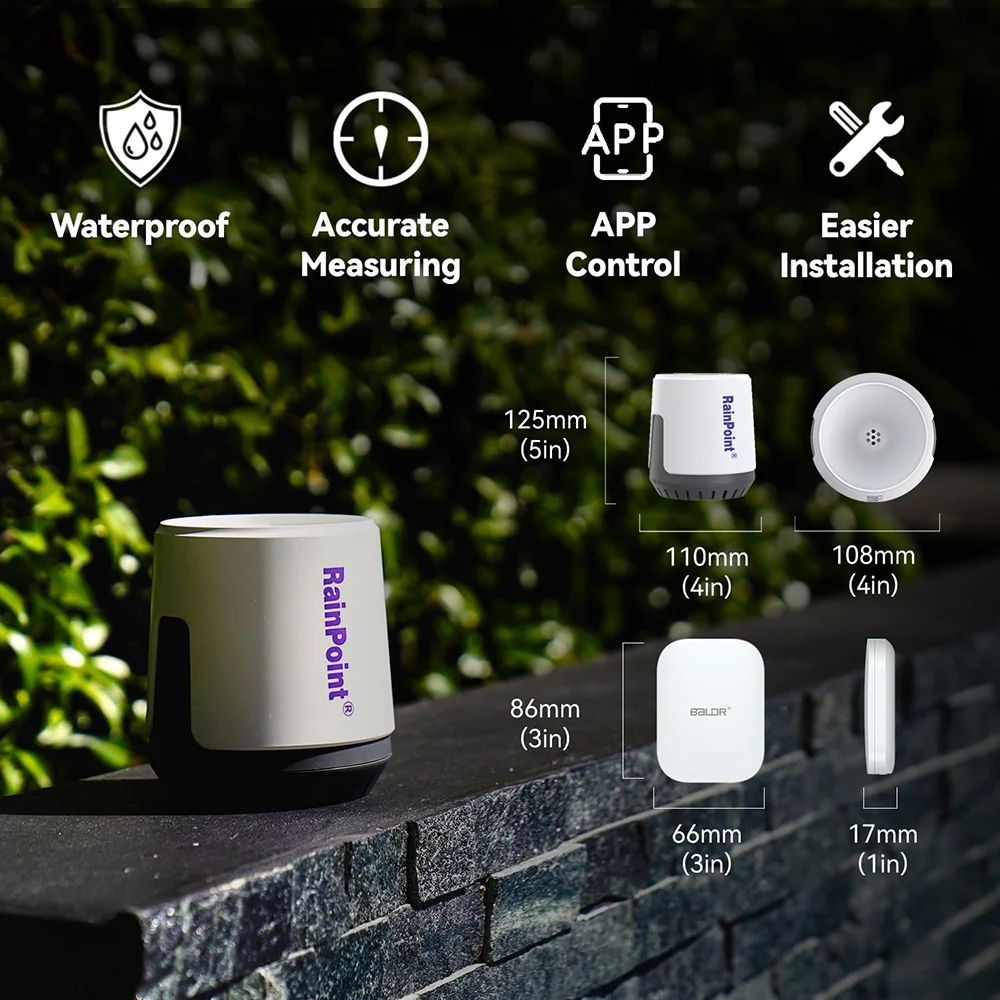 【Hit】RAINPOINT Bezprzewodowy C – Rain Gauge Digital recenzja i cena