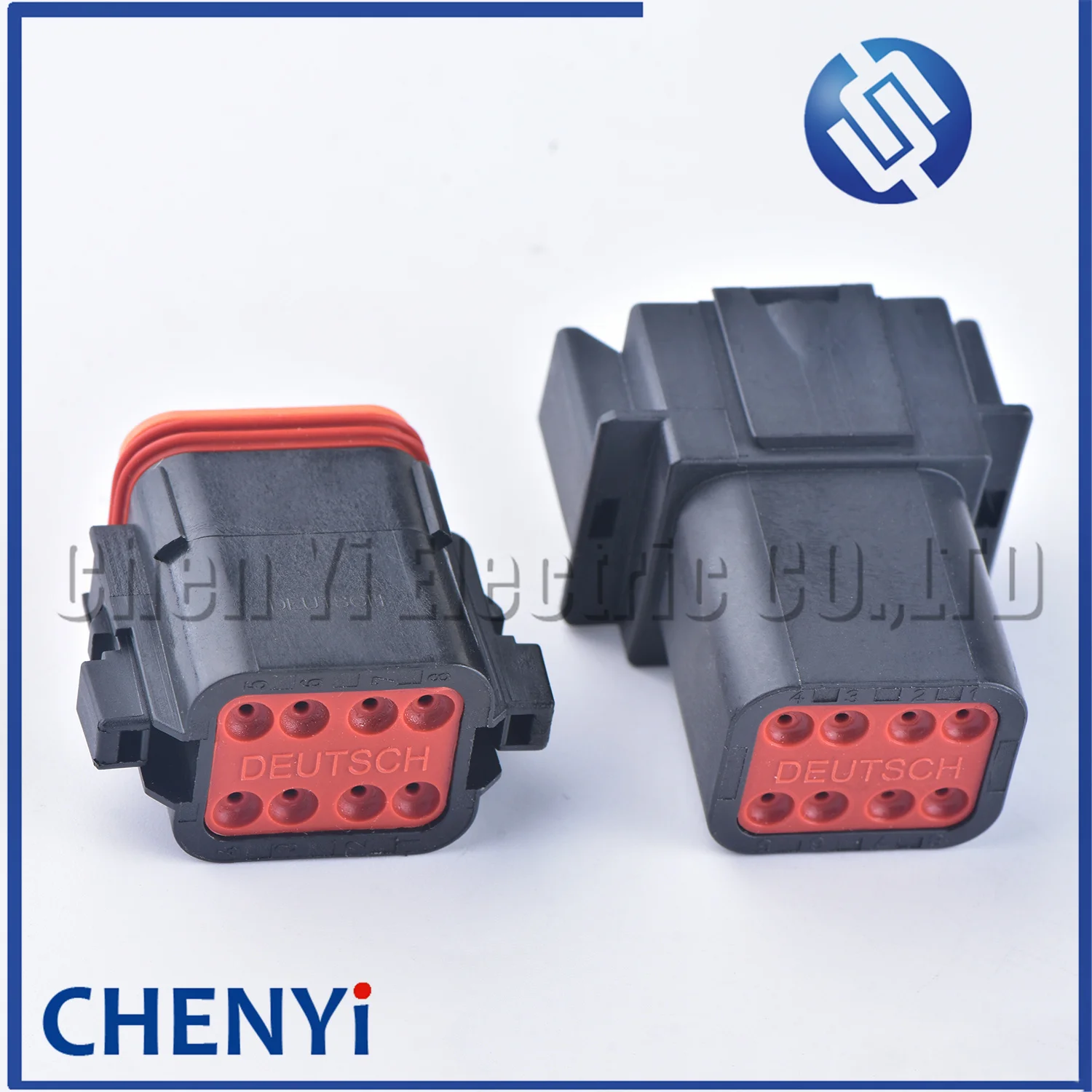 Deutsch DT Serie Black 8 Pin male female Auto Waterproof Connector Automotive Sealed Plug DT06-8S DT04-8P with terminals