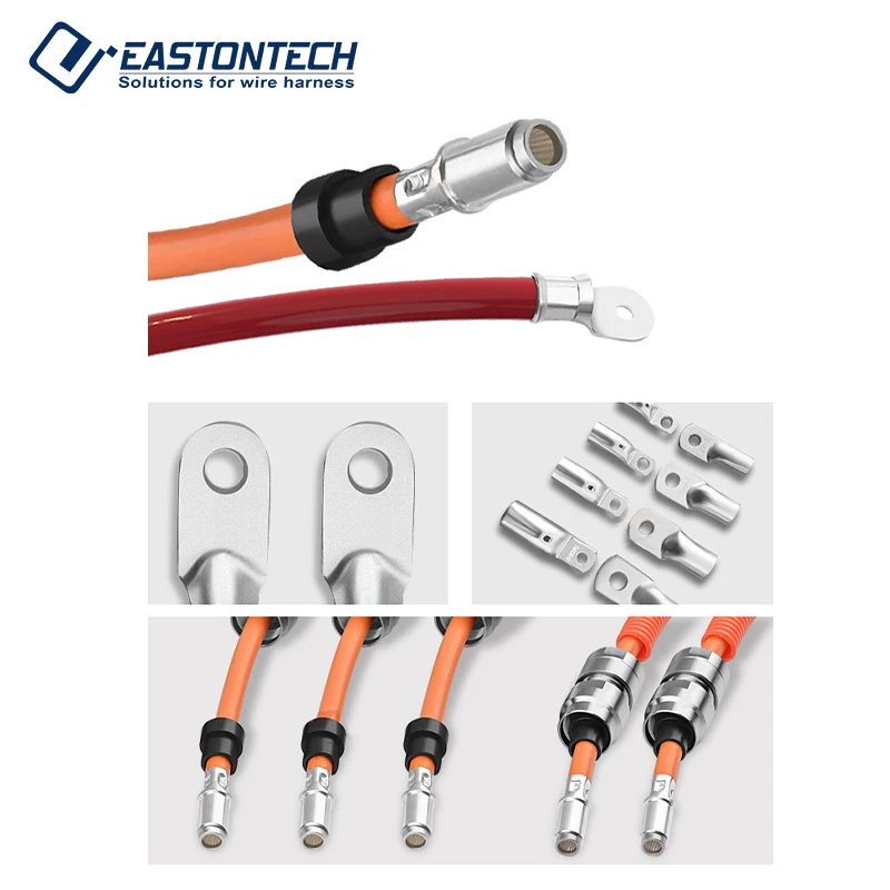 Macchina per crimpare terminali esagonali per cavi EW-5235 10T-50T Macchina per crimpare terminali servomotore