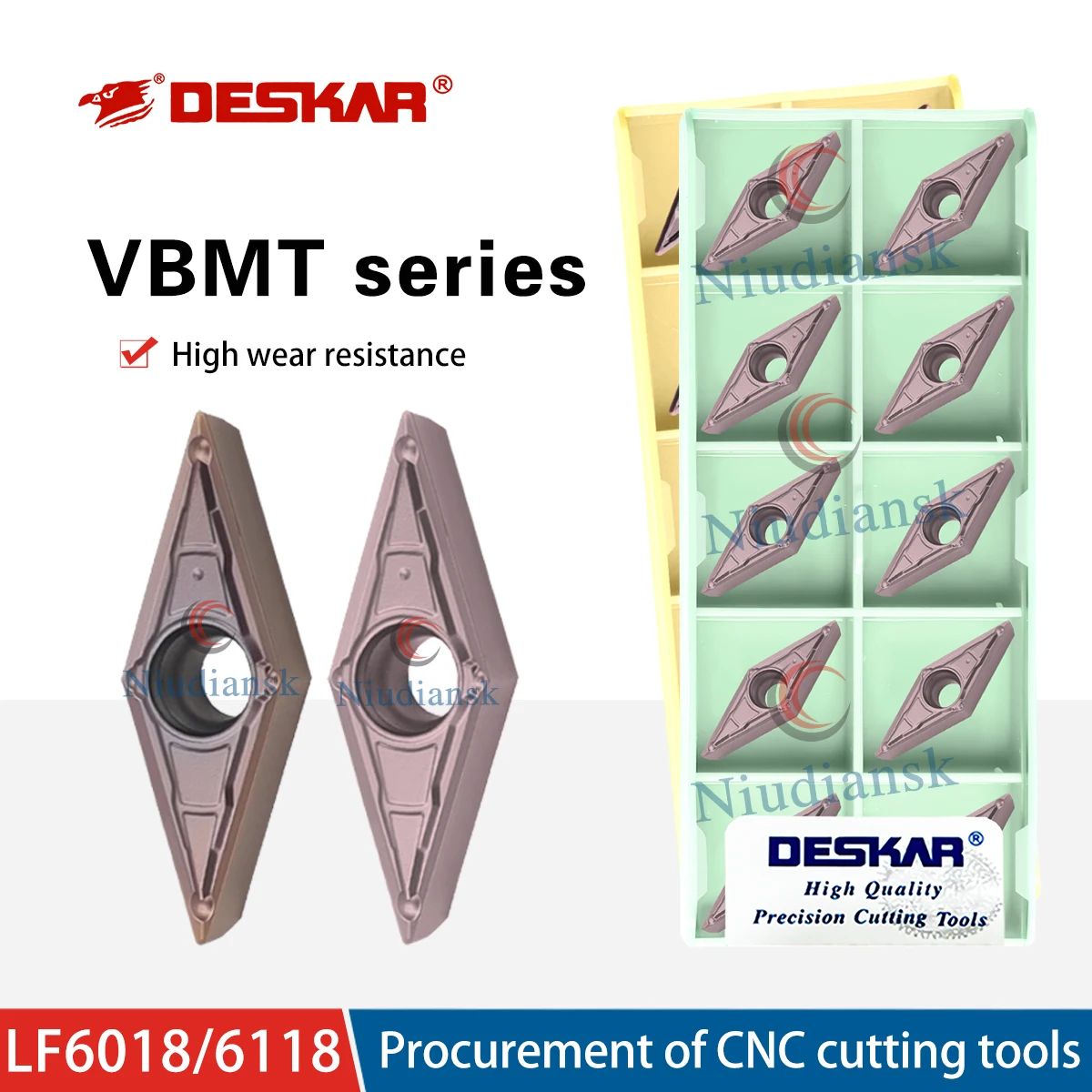 

VBMT160404/408-MV VBMT110304 LF6018 LF6118 Токарные пластины с ромбовидным резцом для внутренней обработки отверстий, для обработки стальных деталей