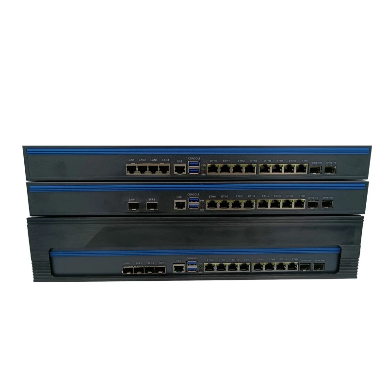 3rd generation 1U8 port Gigabit i3i5i7 soft routing 40,000 megabit optical port + 20,000 megabit industrial computer