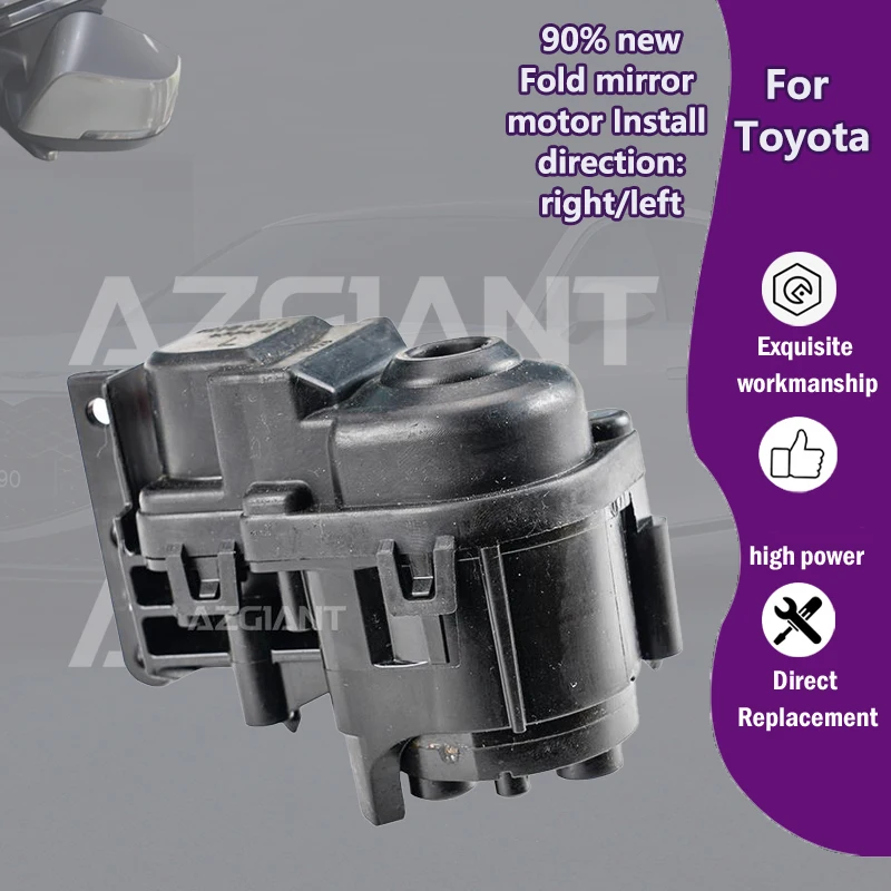 

AZGIANT Car power Auxiliary rearview folding mirror R L motor For Toyota Camry MK8/Corolla Sport MK12/RAV4 XA50 MK5 ABS shell