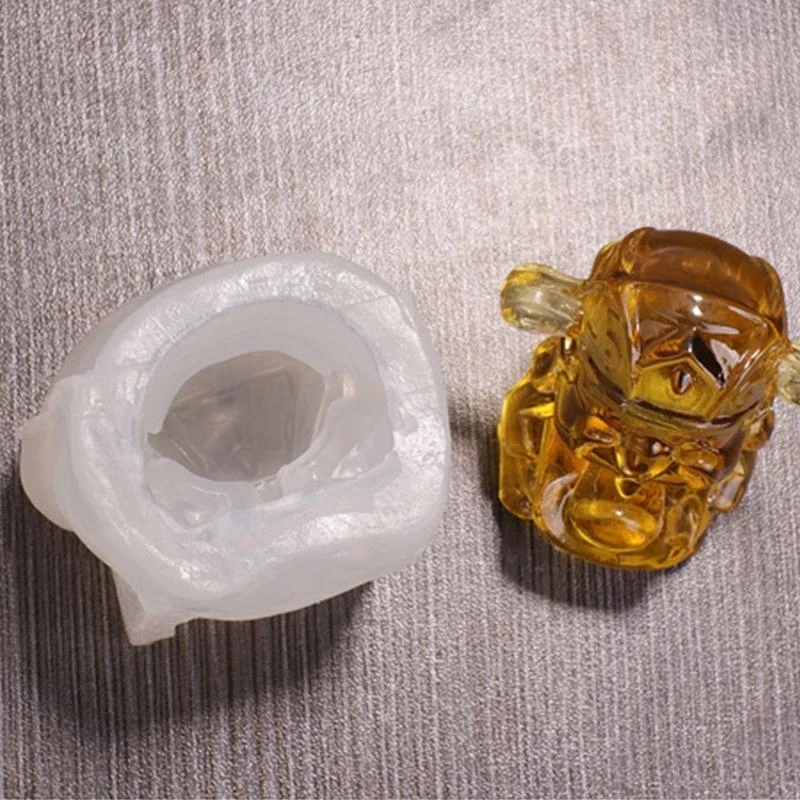 

God of Wealth UV Crystal Epoxy Mold Handmade Car Decorations Resin Silicone Mould DIY Crafts Handmade Soap Plaster