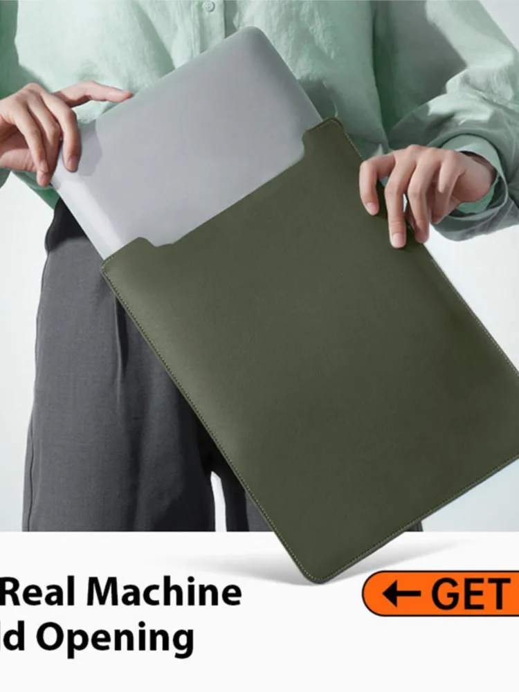 Housse pour ordinateur portable 11-16 pouces, housse fine en PU pour Ultrabook, pochette de protection pour ordinateur portable, housse intérieure Non magnétique