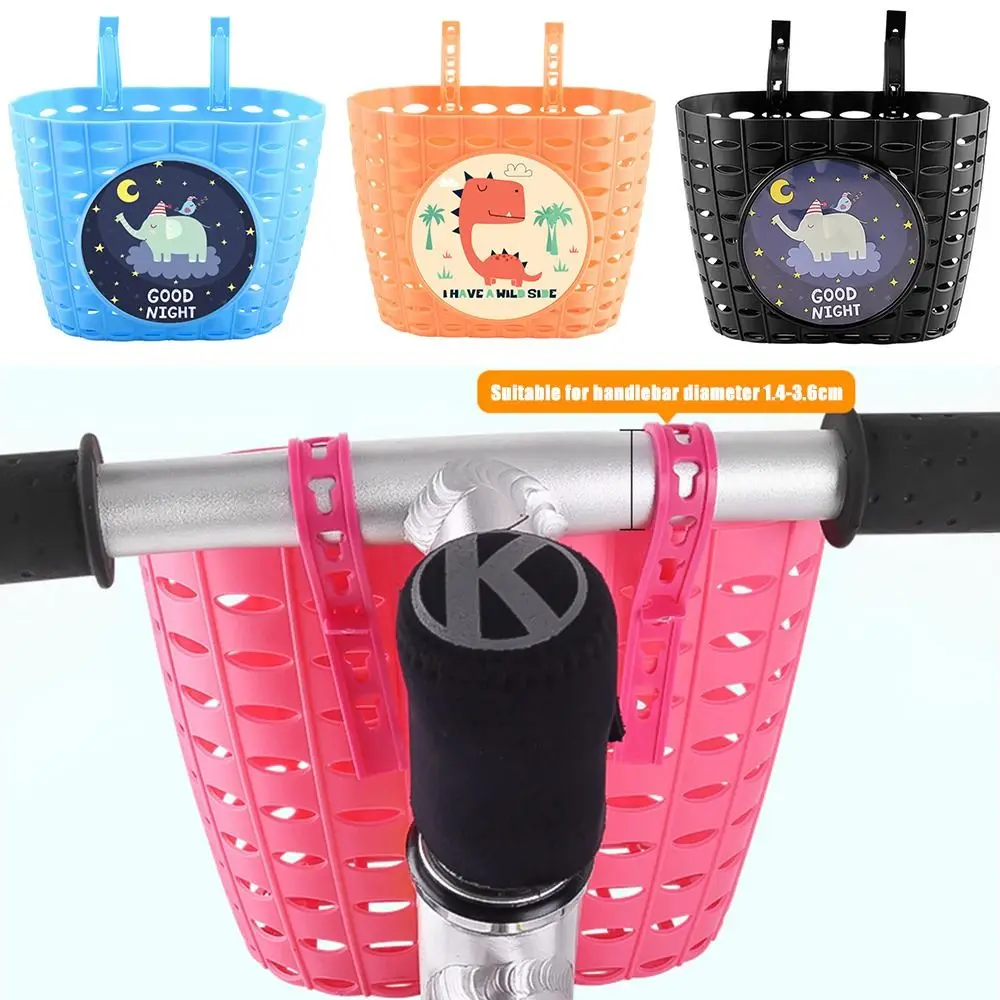 Cycling Front Basket Sticker Bike Front Carrier Scooter Front Basket Children Bicycle Storage Scooter Handlebar Basket New