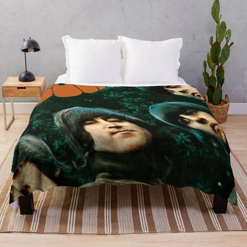 

Rubber Soul (Remastered) Throw Blanket Vintage Thin Summer Beddings Designers Blankets