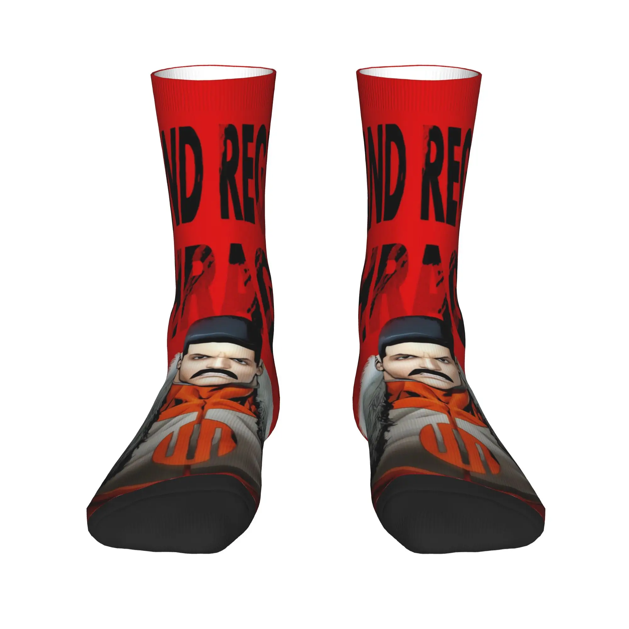 invincible thragg  Red Print Socks  Graphic Stockings Anti Sweat Men's Socks Soft Autumn Casual Climbing Socks