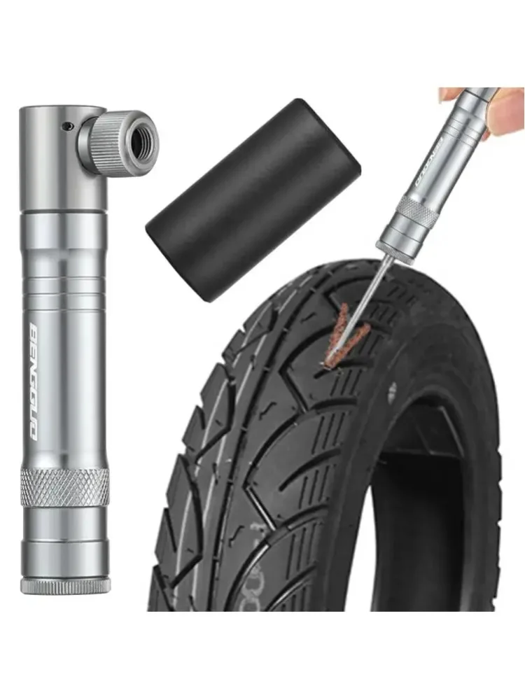 AliExpress APWIKOGER Mini Bicycle Pump with Tubeless Tire Repair Tool Schrader &  Valve CO2 Bike Tire Inflator Aluminum Alloy for MTB Road Bike