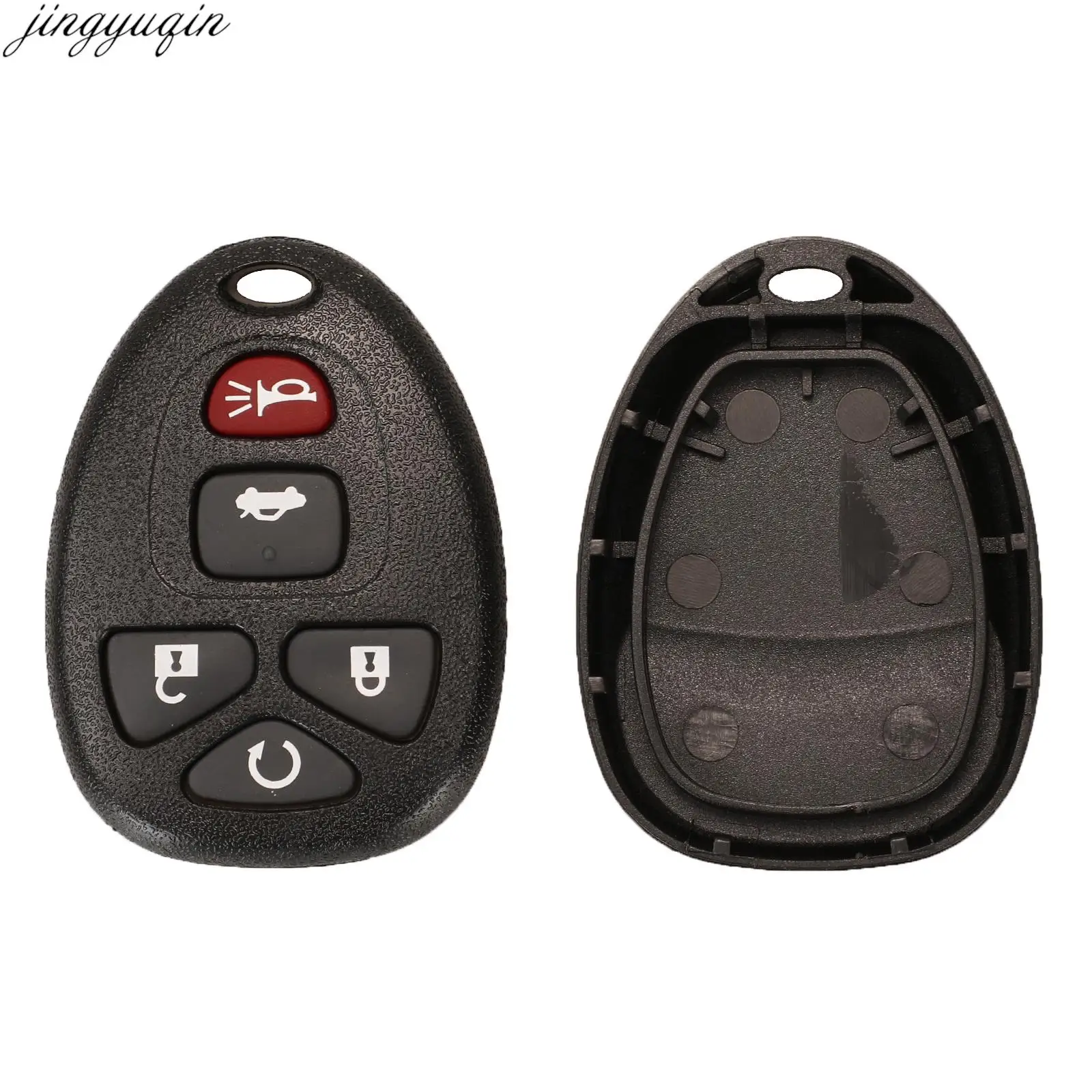 Jingyuqin Remote Car Key Shell Case For Buick Chevrolet Suburban Tahoe TrailBlazer GMC Sierra Yukon Hummer H2 H3 Isuzu Fob