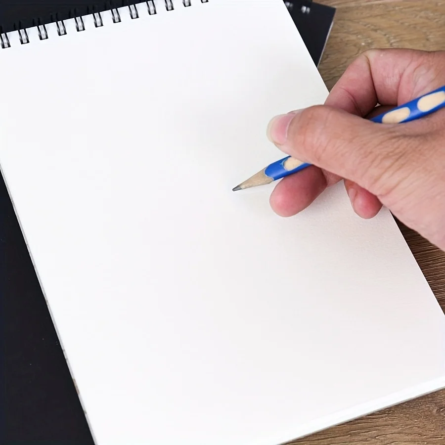 4pcs Spiral Sketchbooks, A4/A5/A6/16K, High Quality Art Drawing and Writing Paper, Premium Sketching Notebook Set, Perfect Begin