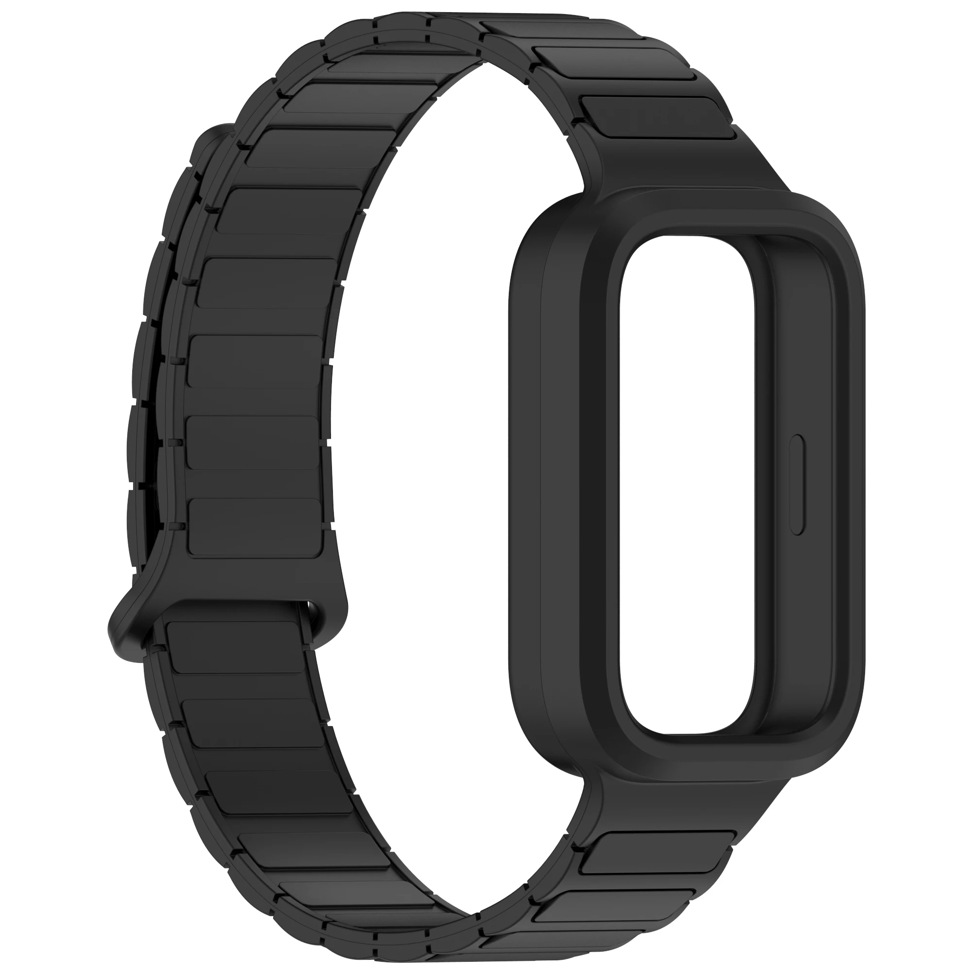 Magnetische Uhrenarmbänder für Xiaomi Smart Mi Band 9 Active Zubehör Sport Silikon Armband Pulseira Correa Redmi Band 3 Armband – Detail 6