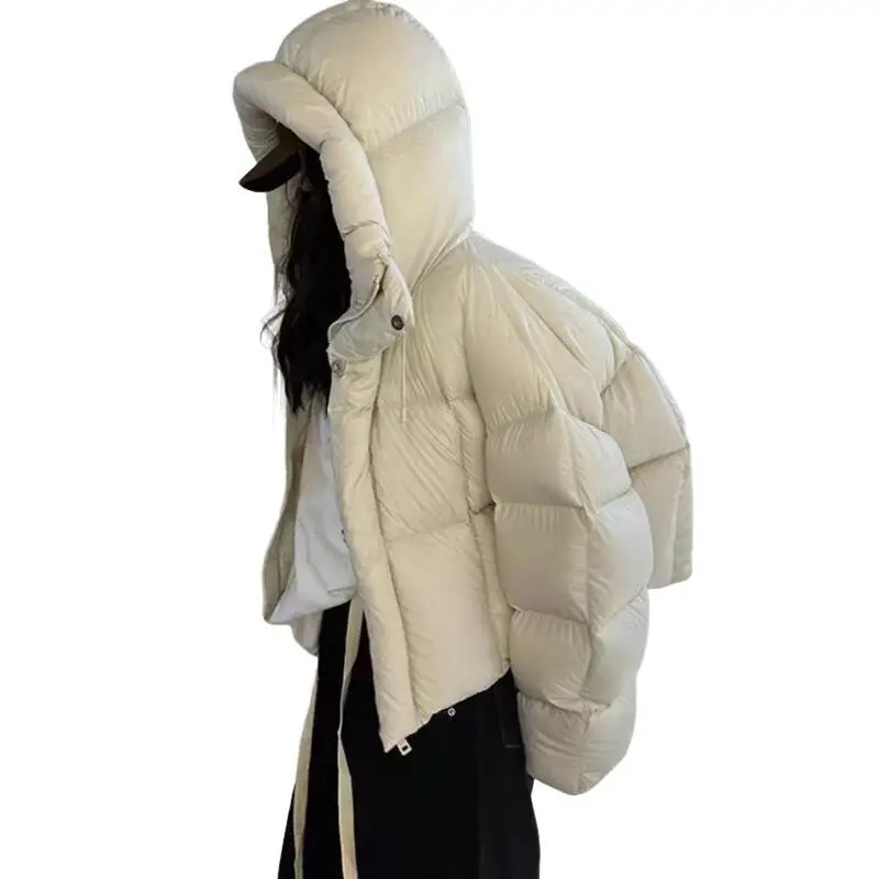 Fille étudiant vers le bas coton veste coton rembourré veste épaissir Style américain automne hiver femmes à capuche doudoune manteau