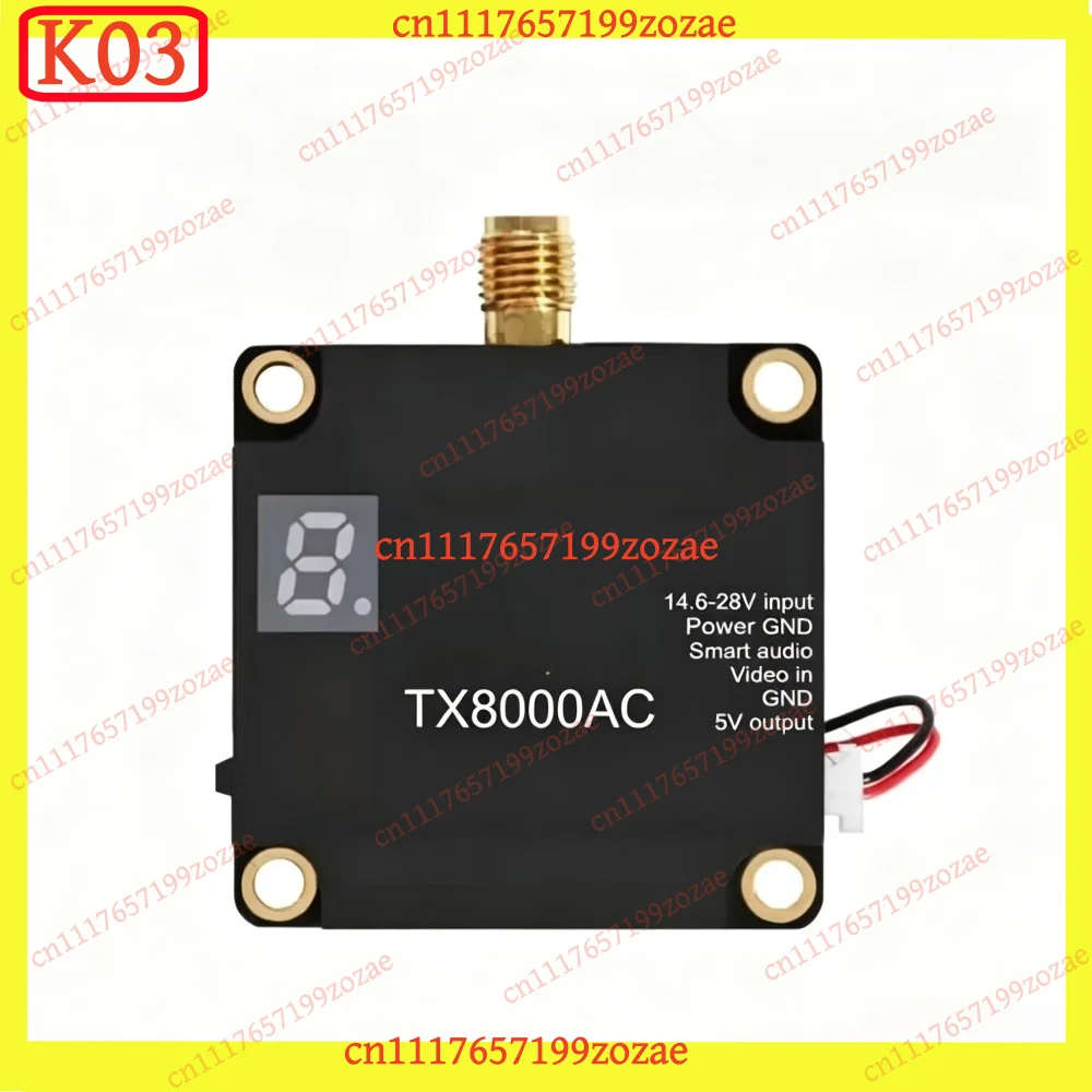 KJ02 TX8000AC 5.8G 8W 96CH Long-Range Transmitter for RC Models, Replacement Parts