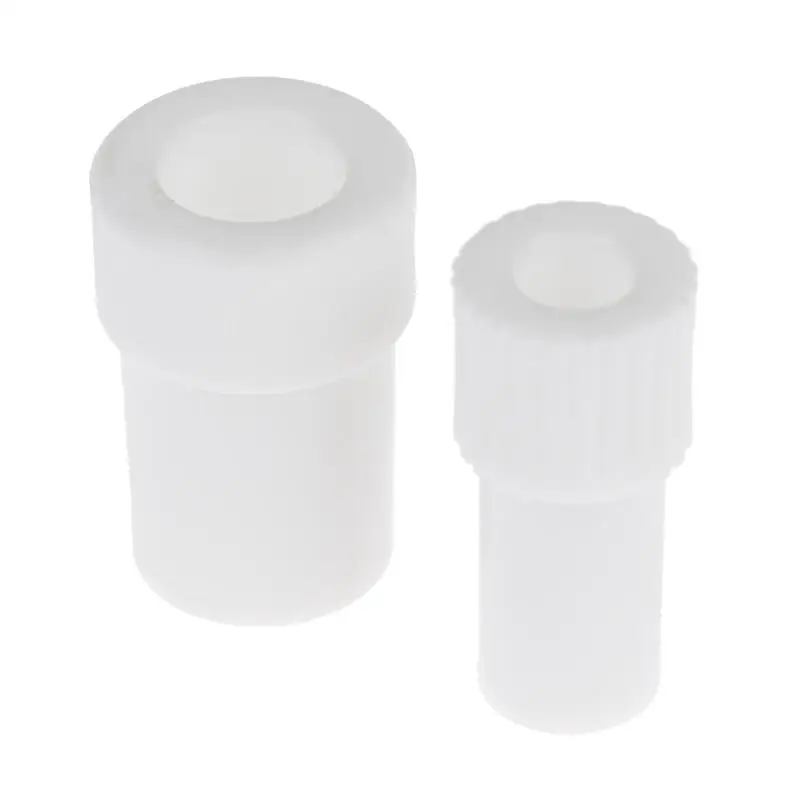 10Pcs Durable Plastic Dental Suction Tube Adapter Two Different Size Stable Connection For Dental Clinic Daily Use