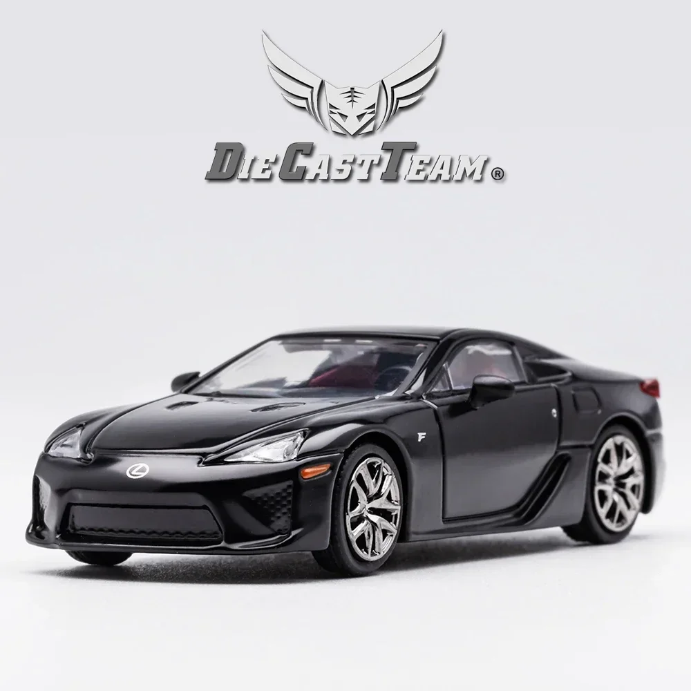 DCT 1/64 Lexus LFA samochód sportowy zabawki ze stopu pojazd silnikowy odlewany metal Model dla dzieci świąteczne zabawki prezentowe dla chłopców