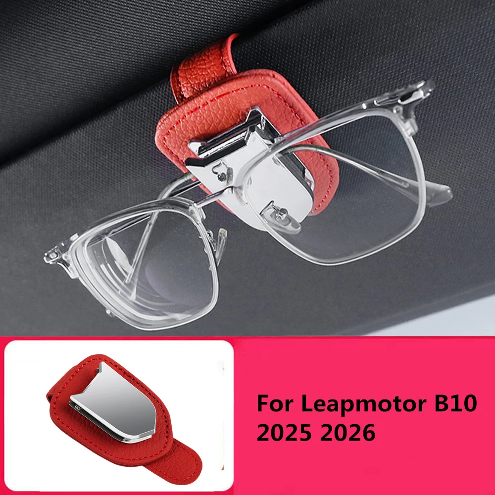 Car Glasses Box Multi functional Storage Glasses Clip Creative Interior Decoration Accessories Fit For Leapmotor B10 2025 2026
