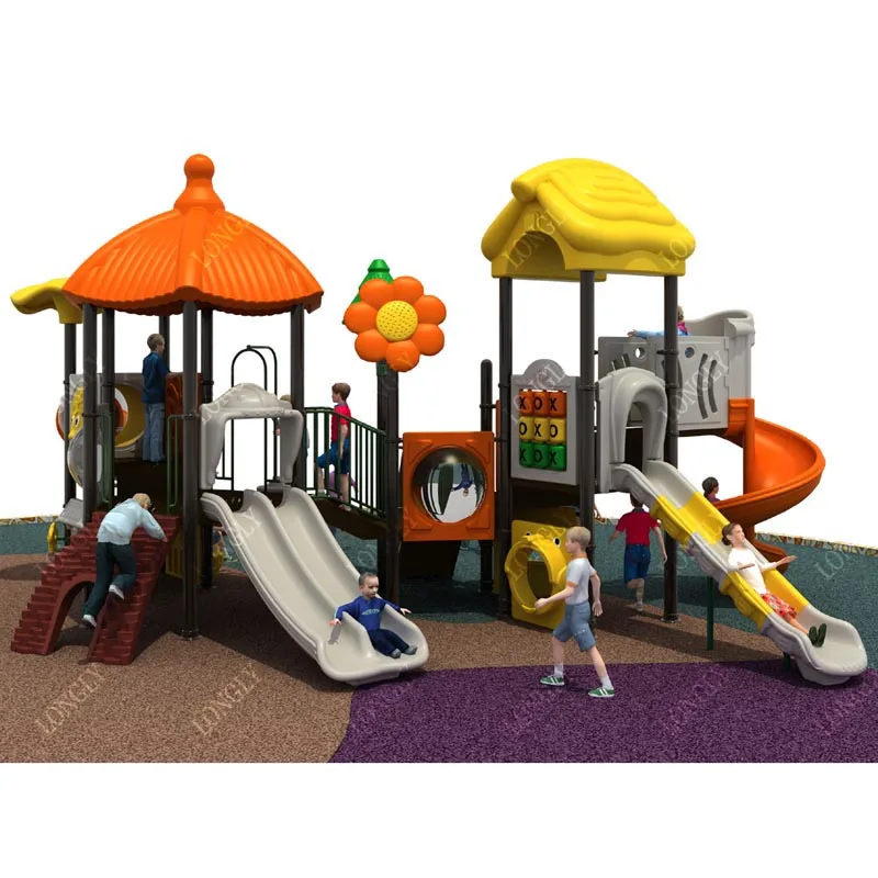 Factory Price Commercial  Amusement Park Equipment Kids Slide Outdoor Playground