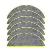 ABLD Washable Mop Cloth Replacement 6PCS For Irobot Roomba 205 Combo/205 Vac Robot Vacuum Cleaner Spare Parts Pad
