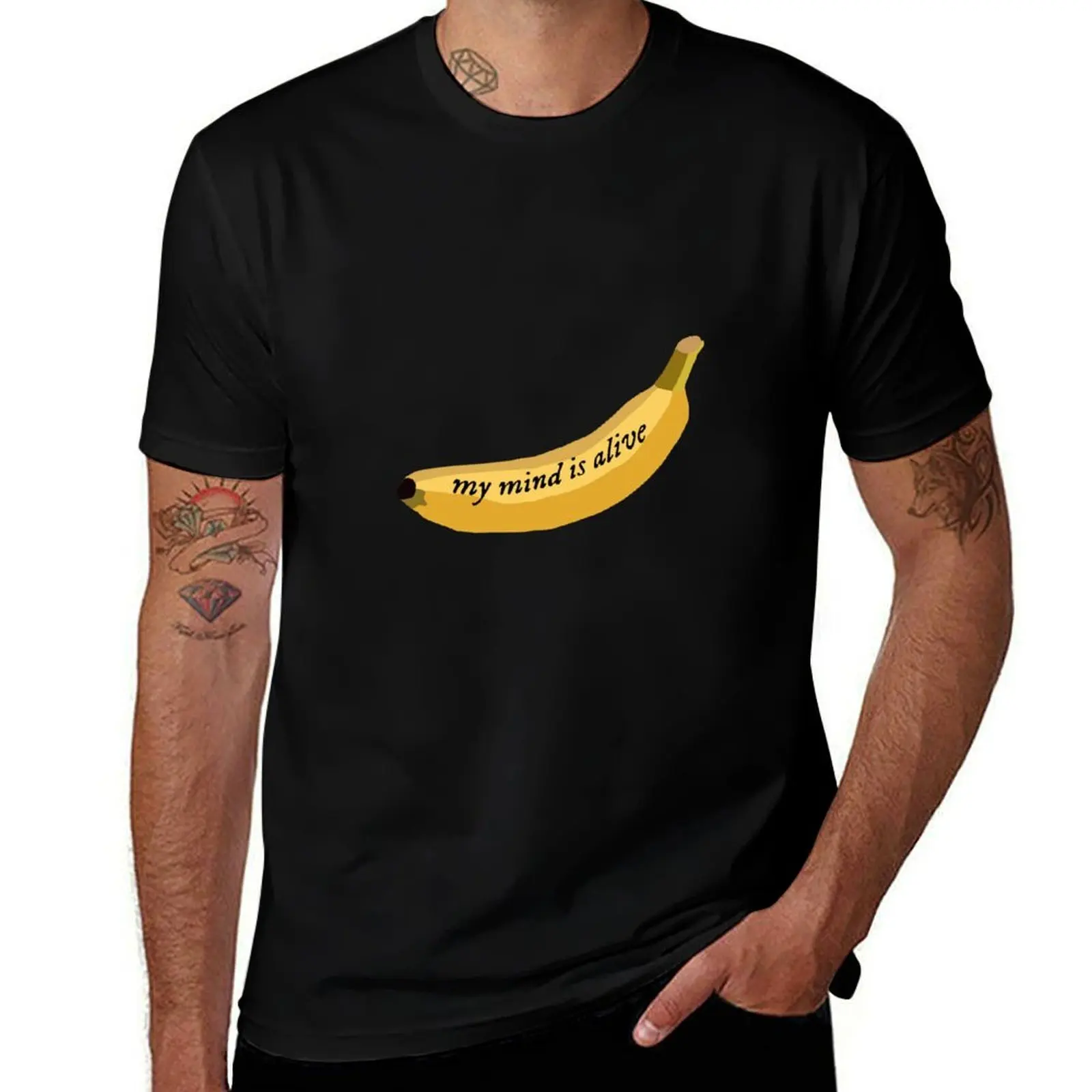 mon esprit est plein de vie ts T-Shirt Plus Size Outdoor Casual Top