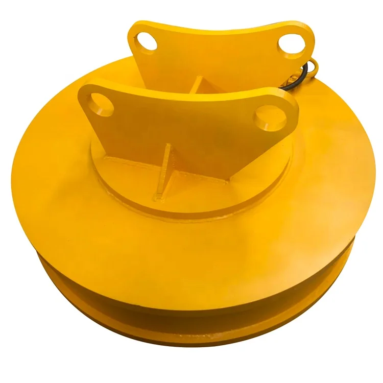 Powerful Large Circular Lifting Electromagnetic for Steel Plate Lifting Heavy Duty Industrial Crane Hoist Magnetic Tool Pro