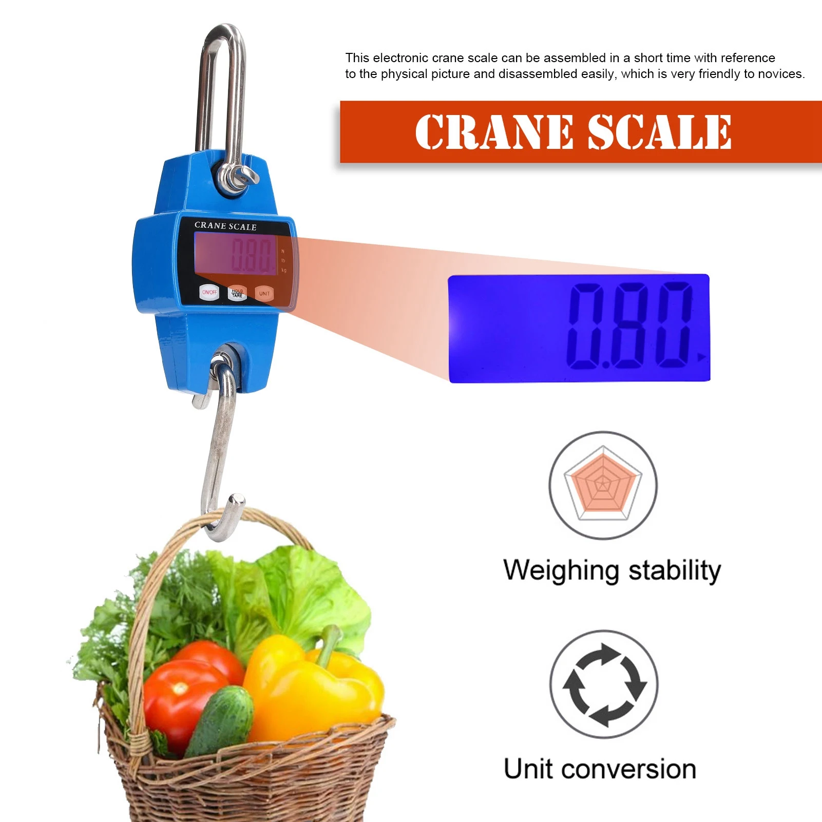 

Industrial Hanging Weighing Digital Accurate Multifunctional Industrial Electronic Hanging Scale Industrial Hanging Weighing
