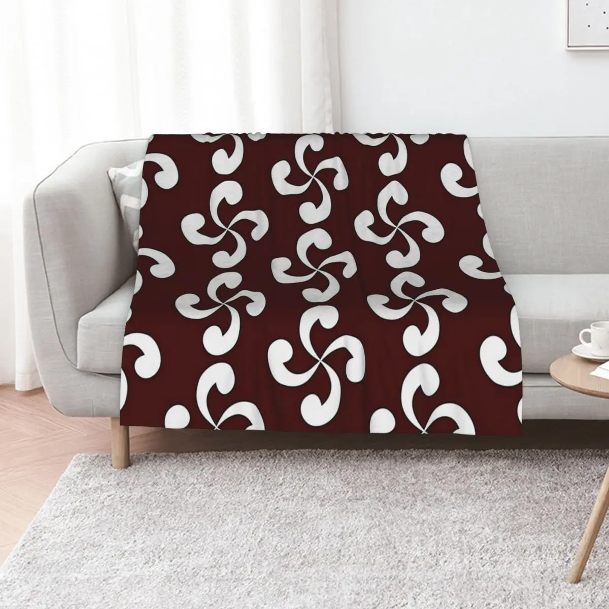 Lauburu (Basque Cross) Throw Blanket Summer Beddings anime Soft Beds Kid'S Thermal Single Blankets