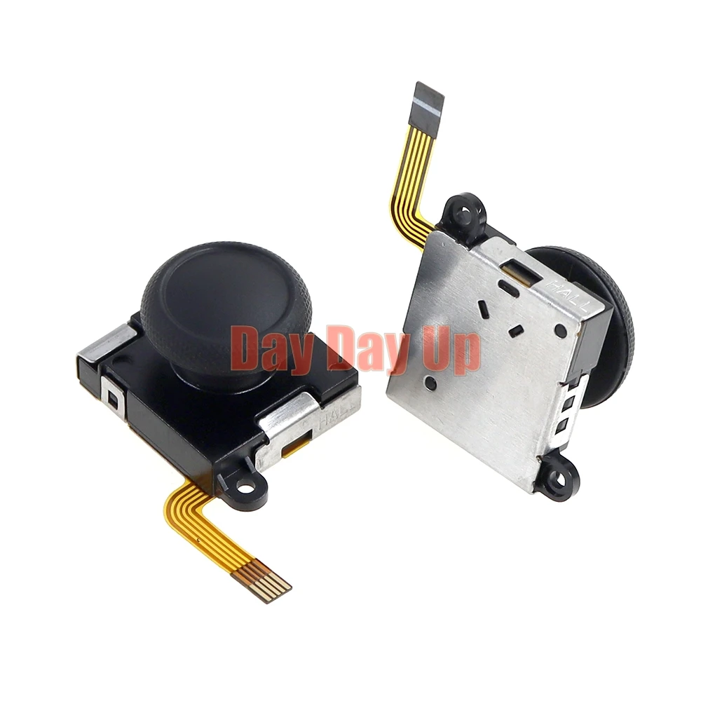 8 قطعة لقاعة التبديل عصا التحكم الكهرومغناطيسية للتبديل Joy Con تحكم ثلاثية الأبعاد عصا التحكم التناظرية للتبديل لايت OLED قاعة الروك