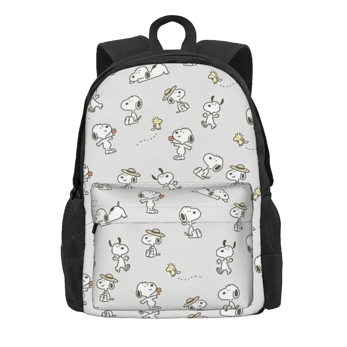 

Snoopy Woodstock Cartoon Women Backpack Mochila Children School Bag Laptop Backpack Teenage Waterproof Polyester Travel Rucksack