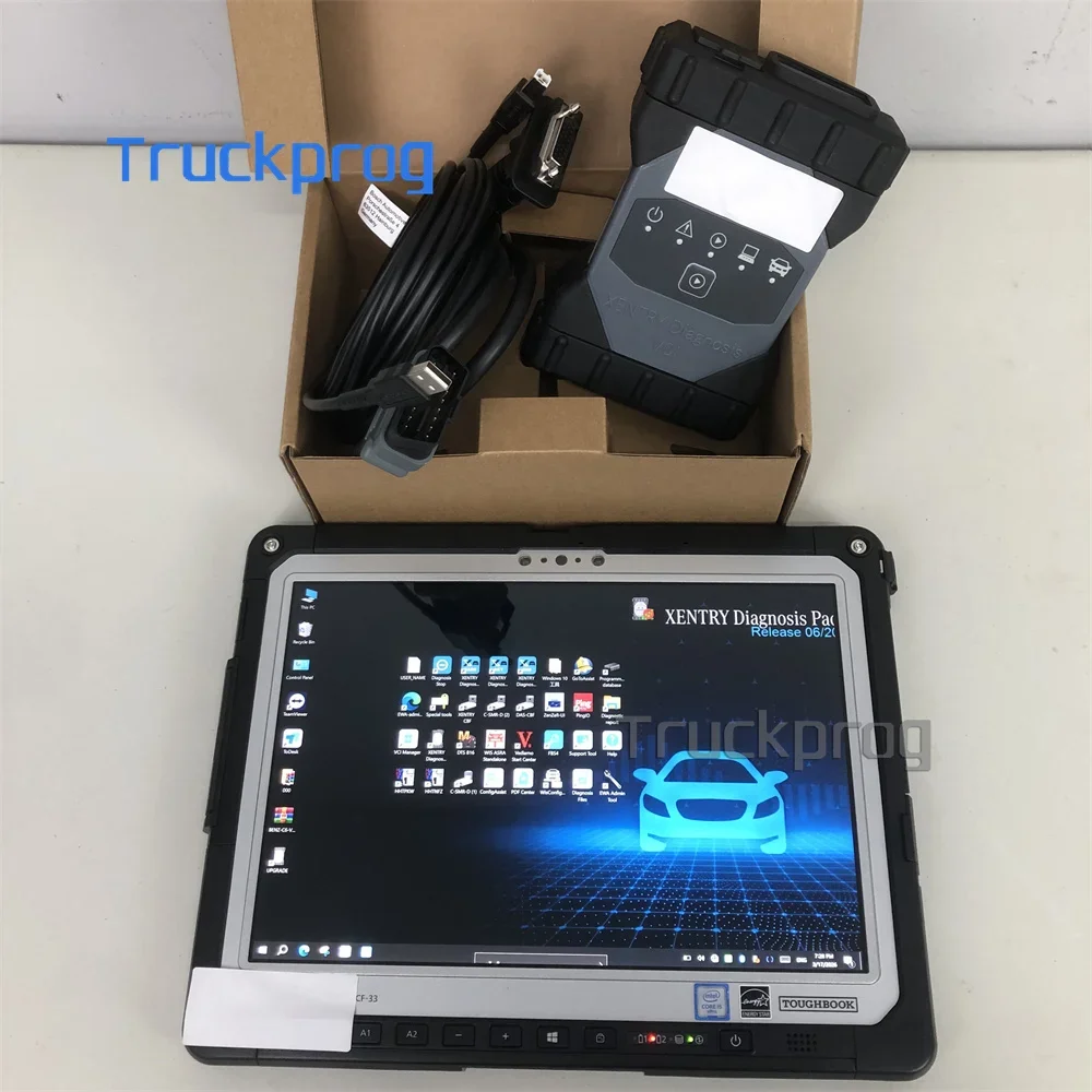 

CF33 Tablet MB STAR C6 Multiplexer mb SD Connect C6 WIFI Xentry VXDIAG C6 MB V2025 Car Diagnostic Scanner Tool PK mb star c4 c5