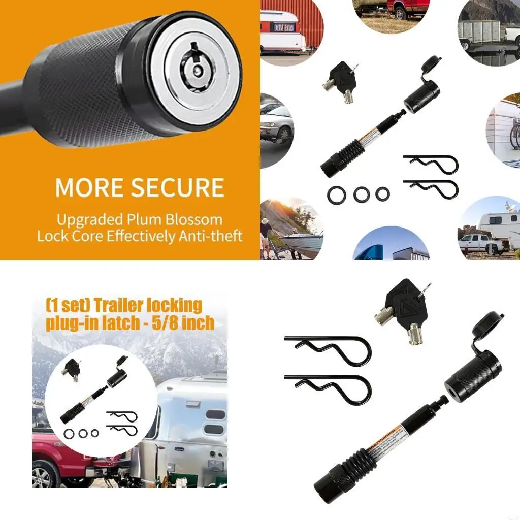   Flexible 5/8 Inch Trailer Fastener Safety Works On Various Tow Bars