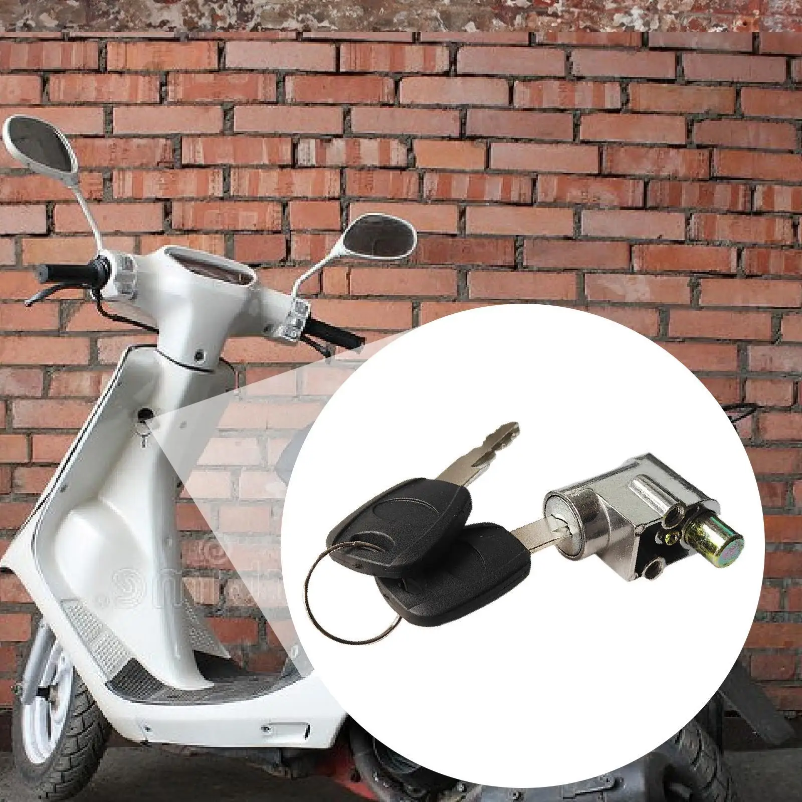 Battery Cylinder Lock Ignition Locks Multipurpose Motorcycle Lightweight Stable Cycling Outdoor Battery Box Locks Universal