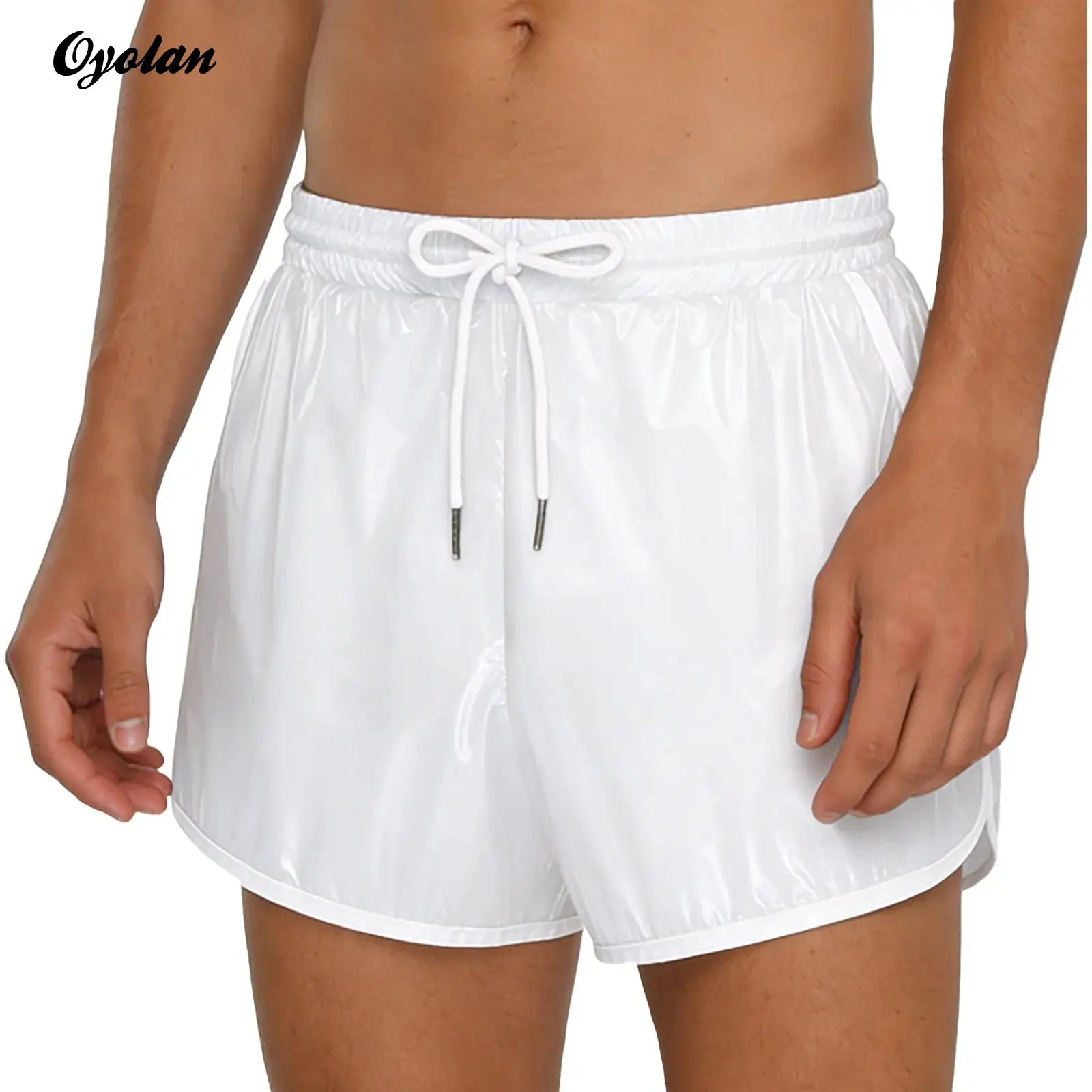 

Мужские плавки-шорты с завязками, карманами, водонепроницаемые, с эластичным поясом, для плавания и пляжа