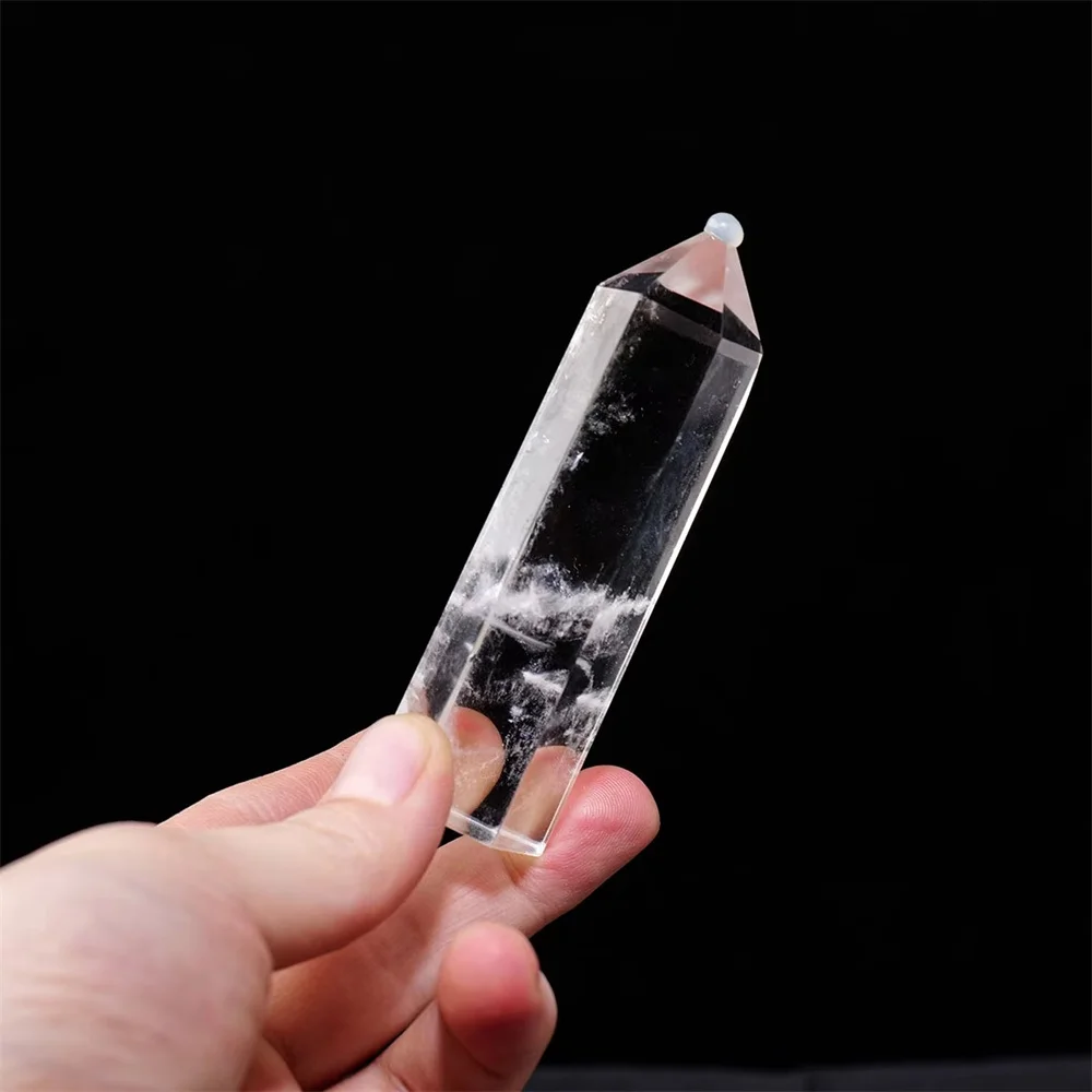 5-11cm Natural  clear crystal tower healing stones natural clear quartz crystal point tower for home decoration and Meditation