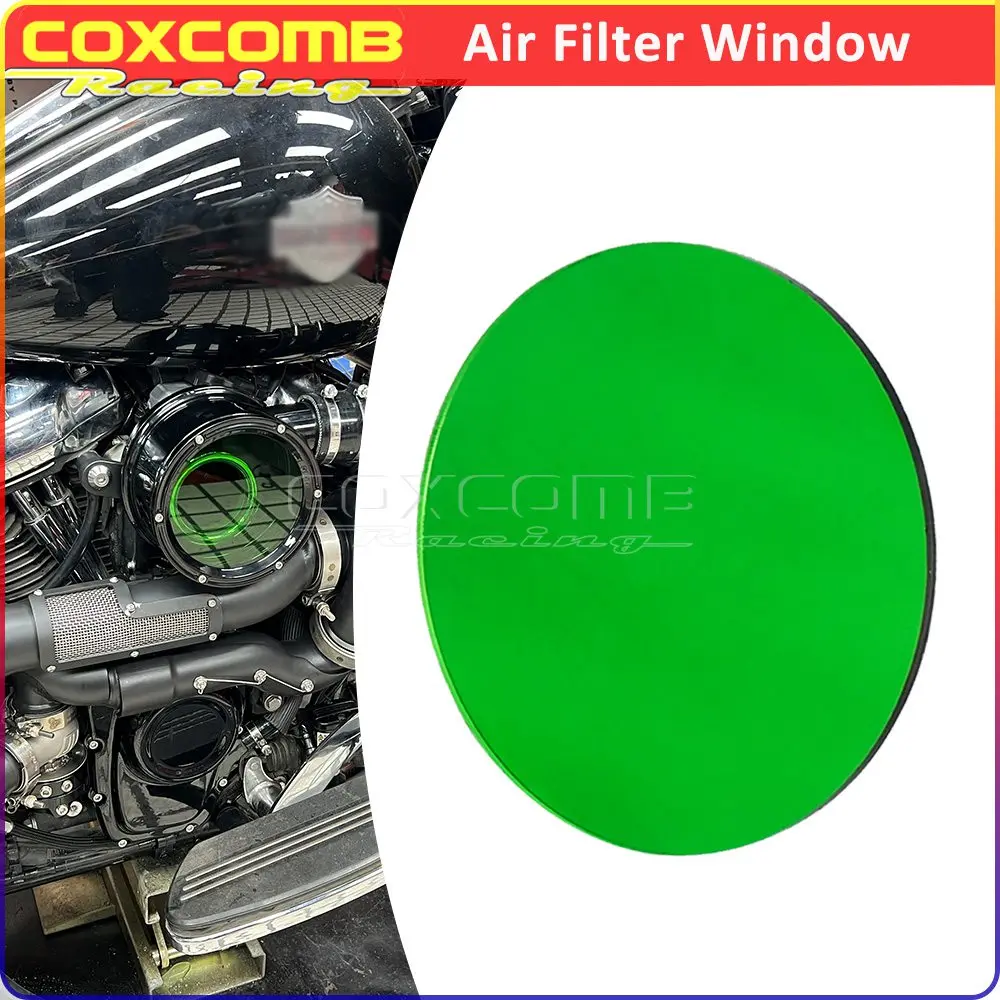 Velocity Stack Cover Motorcycle Air Filter Air Cleaner Cap For Trask Sportster Assassin Original Dyna Typhoon Turbo System Glass
