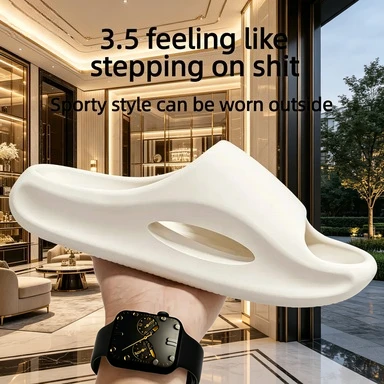 

Men's Women's Summer Slippers Non-Slip Platform Home Slides Outdoor Lightweight Sport Slippers EVA Open Toe Leisure Sandals