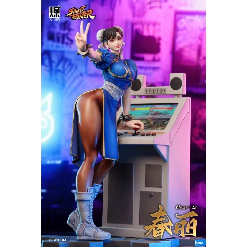 Street Fighter Chun-Li 1/6 Statue CAPCOM Tian Gong Zao Wu Street Fighter Figure Model Collectible Gift Anime Character