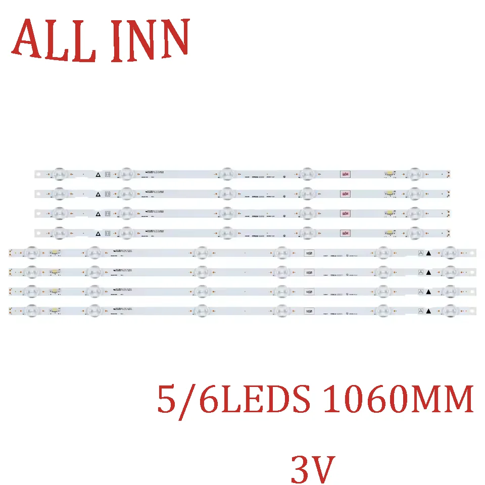 

8 шт. светодиодная лента для подсветки Ph ilips 55PFL5402/F7 55PFL5601/F7 FW55D25F FW55C46F 55MV346X/F7 UDULEDLXT006 UDULEDLXT005 U5DRAX